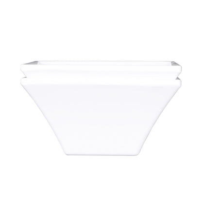Melamine Square Bowl - White