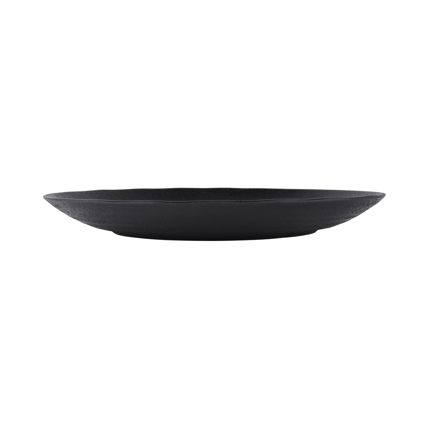 Melamine Round Plate - Black