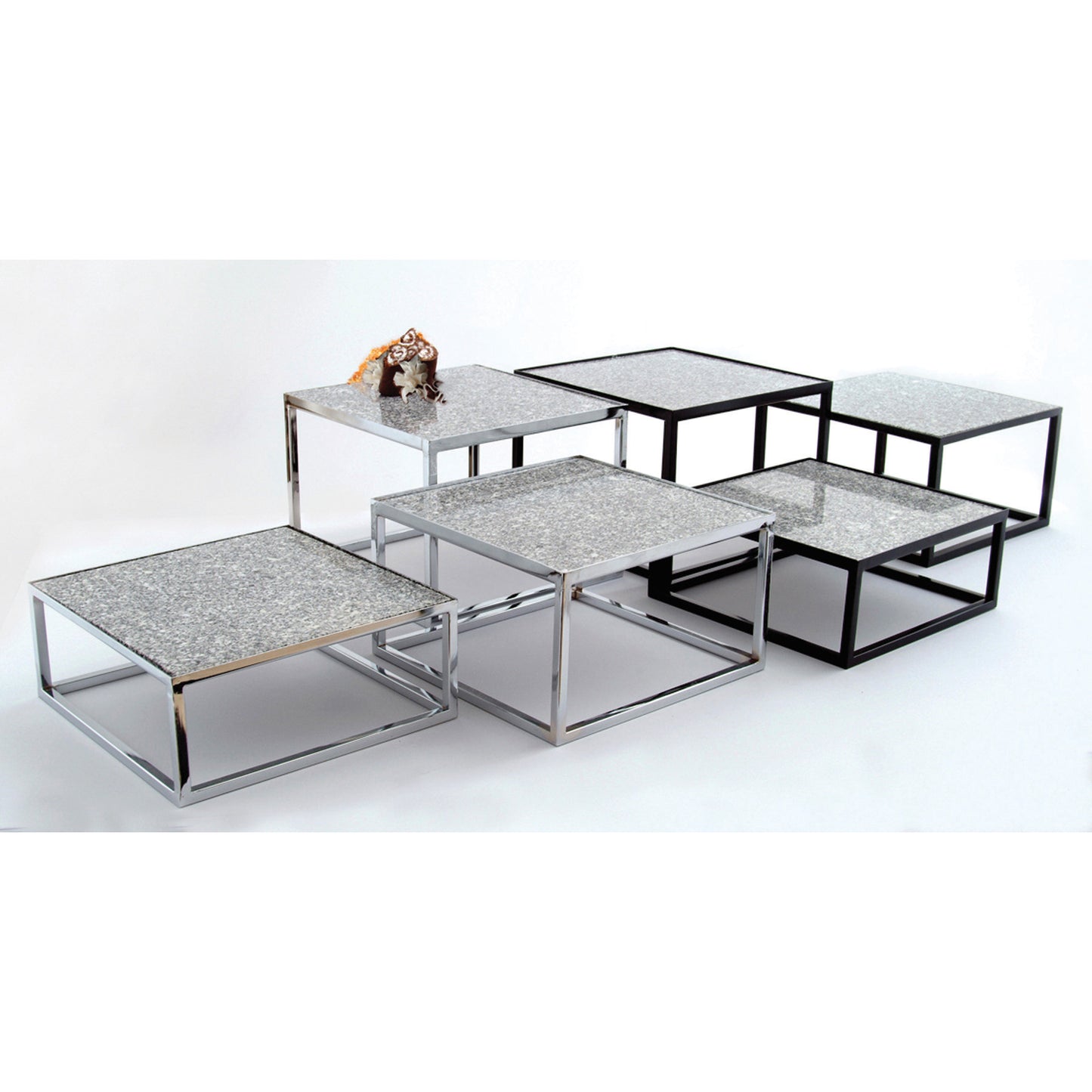Tall Metal Square Riser
