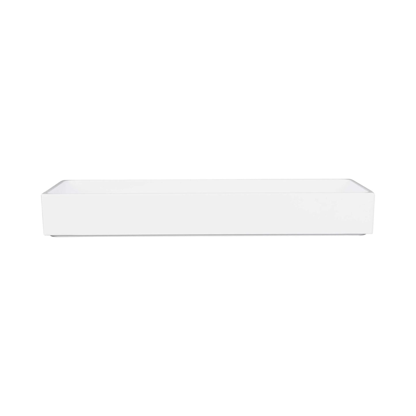 Melamine Rectangular Bin - White