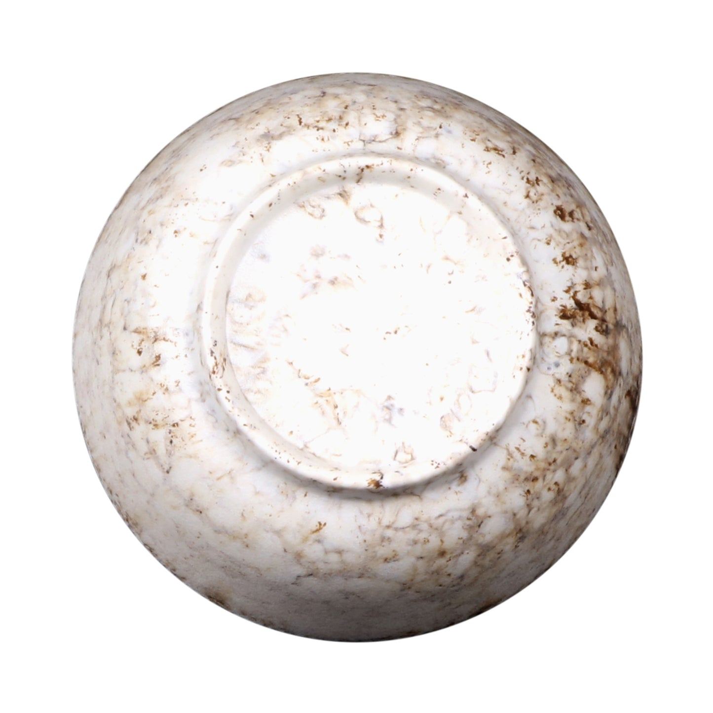 Melamine Round Bowl - Brown Marble