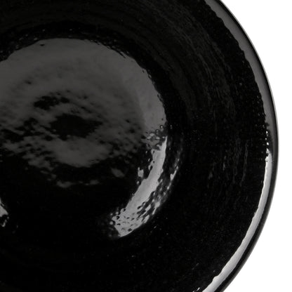 Melamine Bowl - Black Matte Finish Outside/Black Gloss Finish Inside