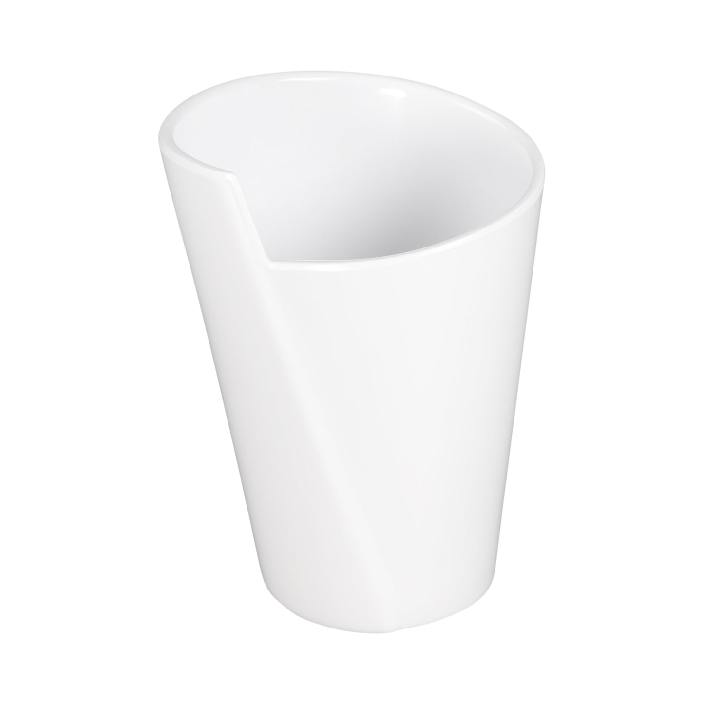 Melamine Medium Spiral Crock - White