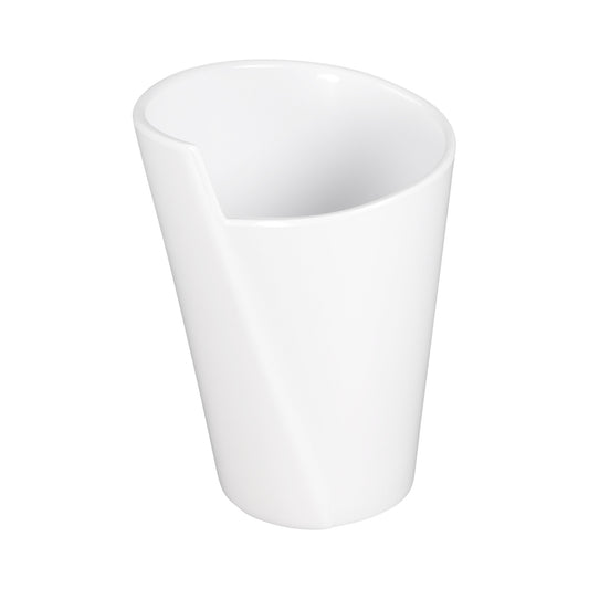 Melamine Medium Spiral Crock - White