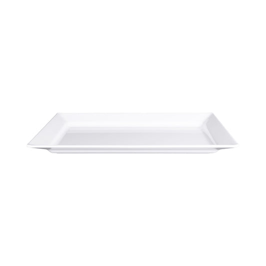 Melamine Rectangular Serving Platter - White