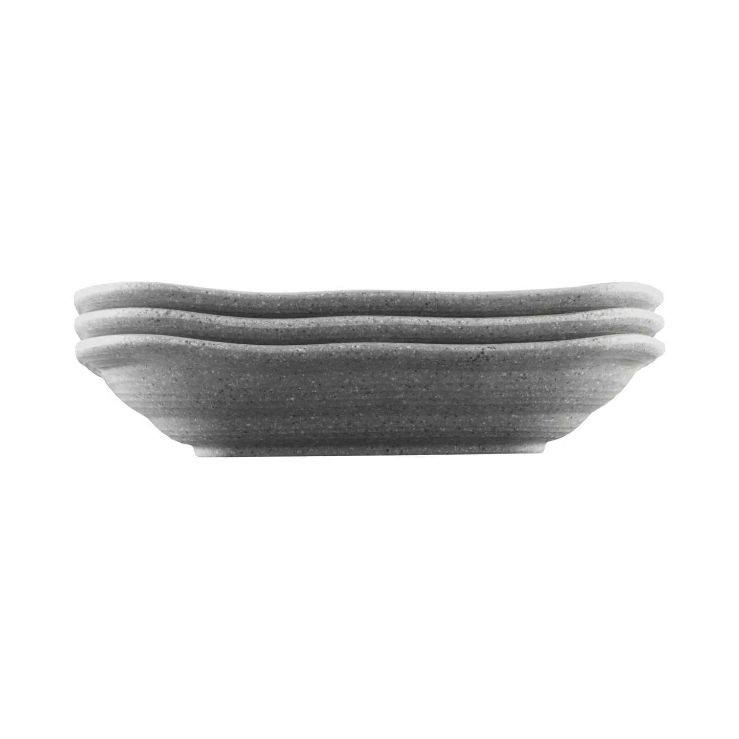 Melamine Irregular Square Bowl - Granite Stone Design