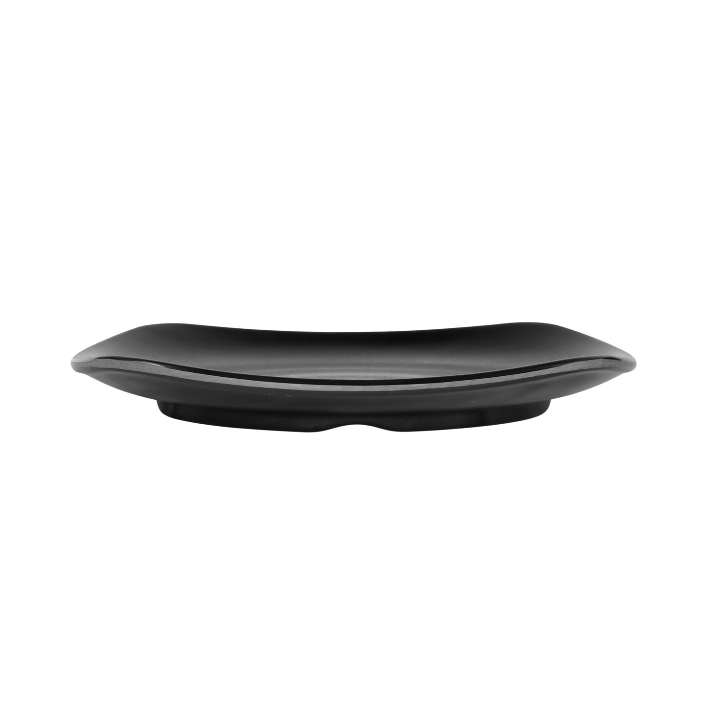 Melamine Square Plate - Black