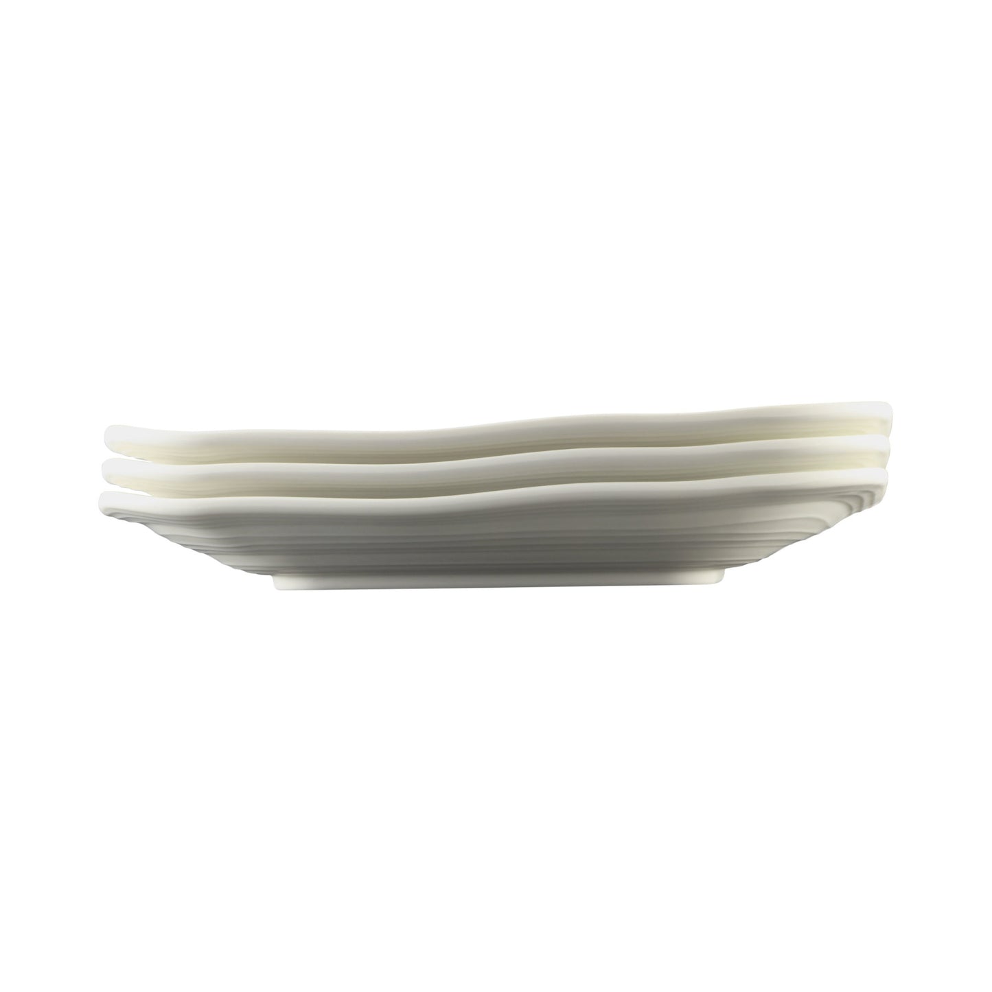 Melamine Irregular Square Plate - Off White Design