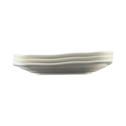 Melamine Irregular Square Plate - Off White Design