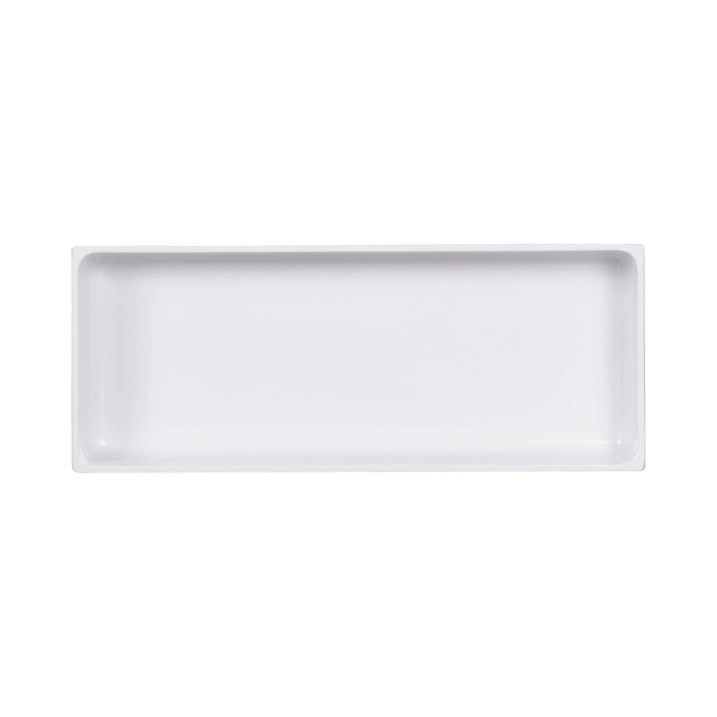 Melamine Rectangular Bin - White