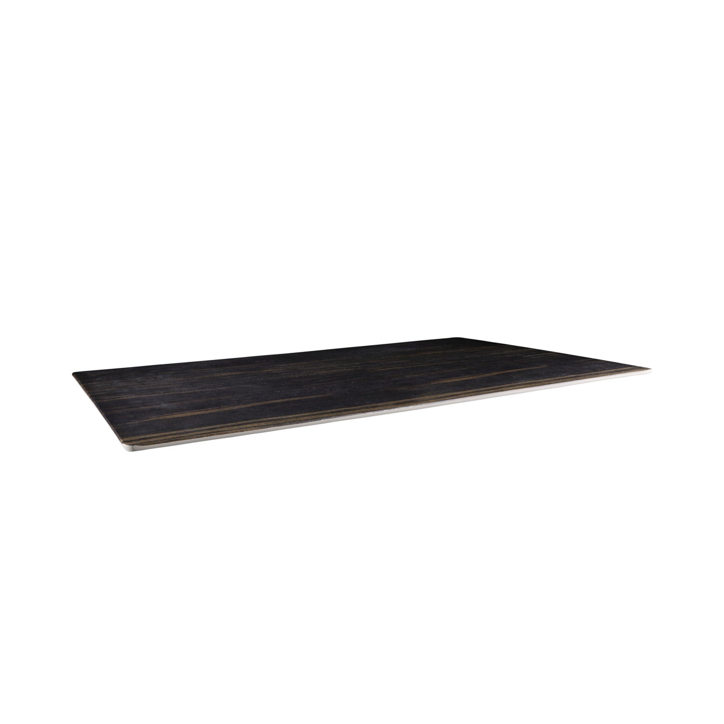 Melamine Rectangular Faux Wood - Zebrawood