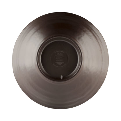 Melamine Bowl - Aubergine Matte Finish Outside/Lapis Gloss Finish Inside