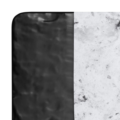 Melamine Square Serving Board - Black, Horizon Marble