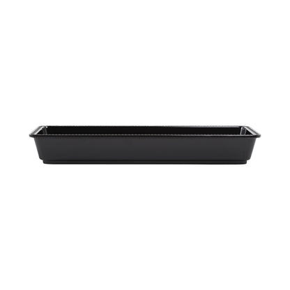 Melamine Rectangular Beaded Edge Tray - Black