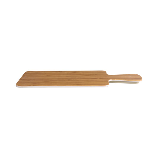 Melamine Rectangular Serving Board - Bamboo
