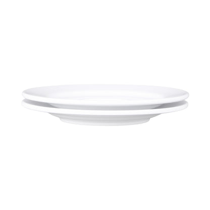 Melamine Single Well Saucer - White