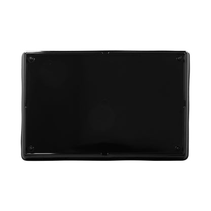 Melamine Rectangular Organic Tray - Black