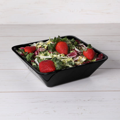 Melamine Square Bowl - Black