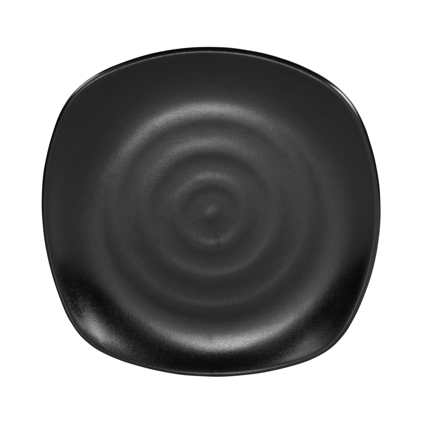 Melamine Square Plate - Black
