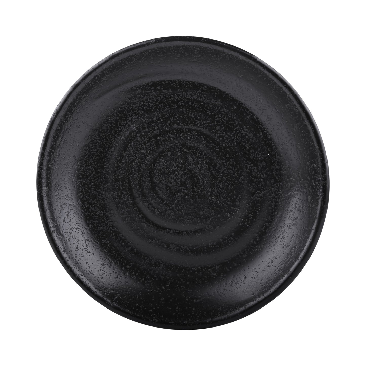 Melamine Round Plate - Black