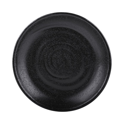 Melamine Round Plate - Black