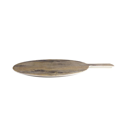 Melamine Round Serving Board - Driftwood