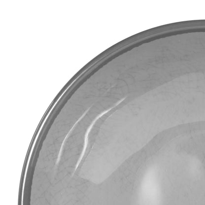 Melamine Round Crackle Bowl - Gray
