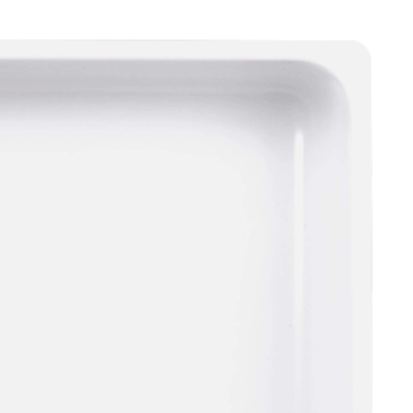 Melamine Rectangular Bin - White