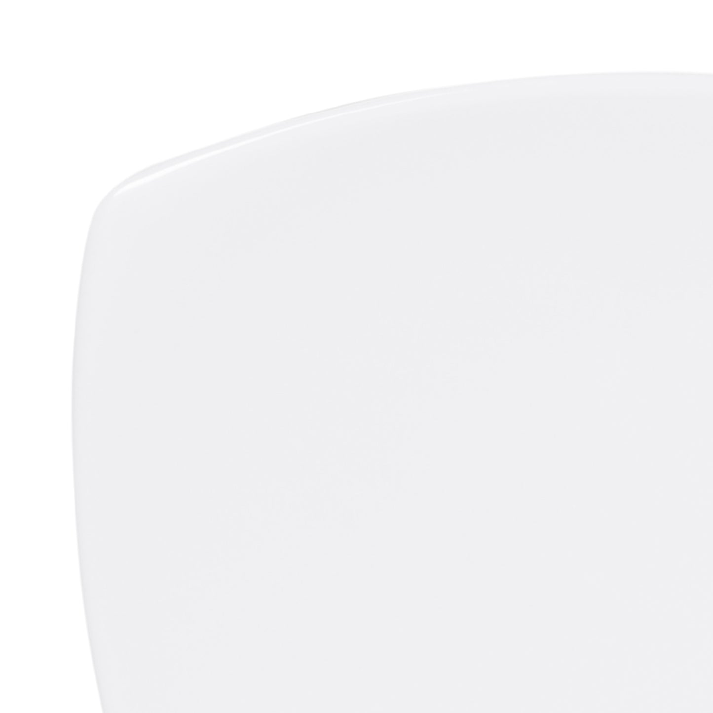 Melamine Triangle Plate - White