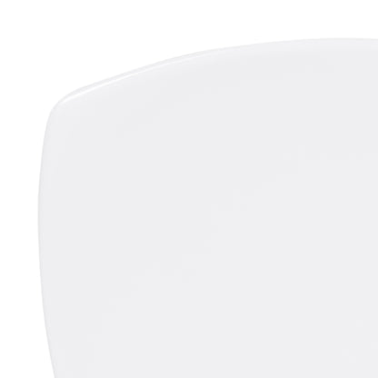 Melamine Triangle Plate - White