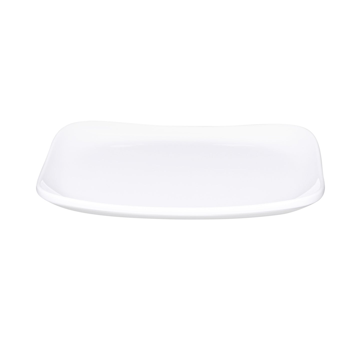 Melamine Square Plate - White