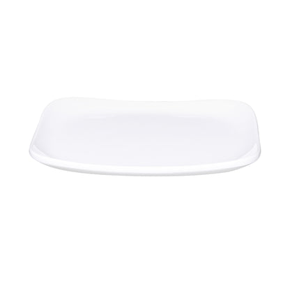 Melamine Square Plate - White