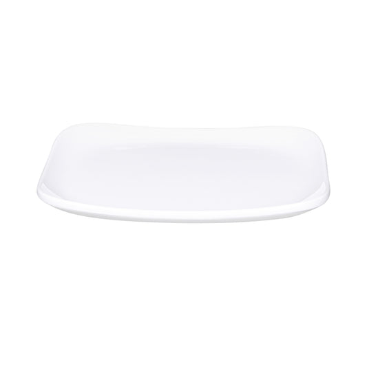 Melamine Square Plate - White
