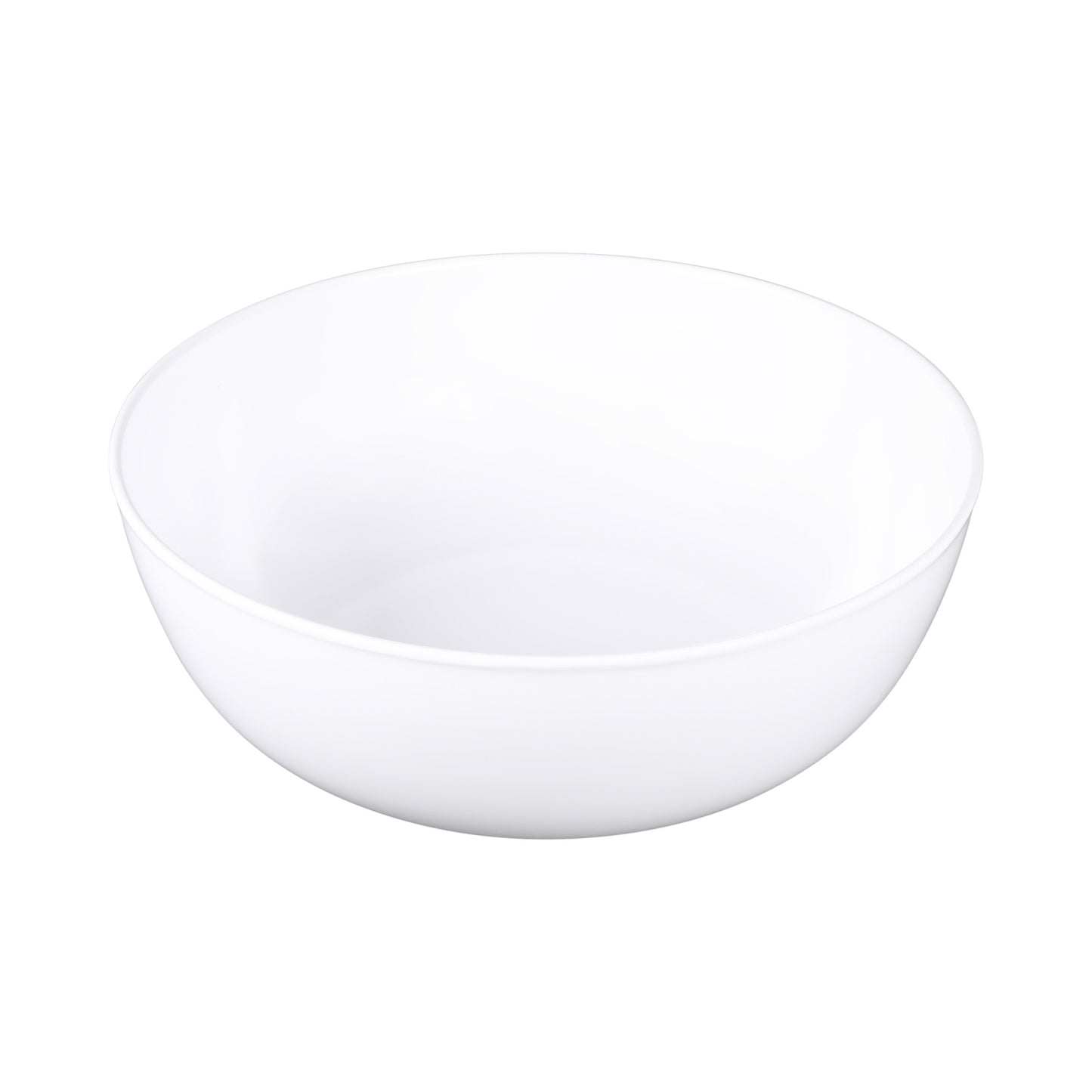 Melamine Large Round Bowl - White