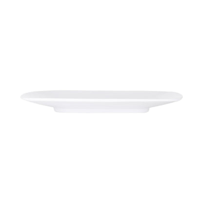 Melamine Rounded Edge Square Plate - White