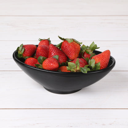 Melamine Oblong Bowl - Black