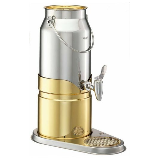 ELEGANCE Milk Can   5 liters, Model Gold  FRILICH Stainl