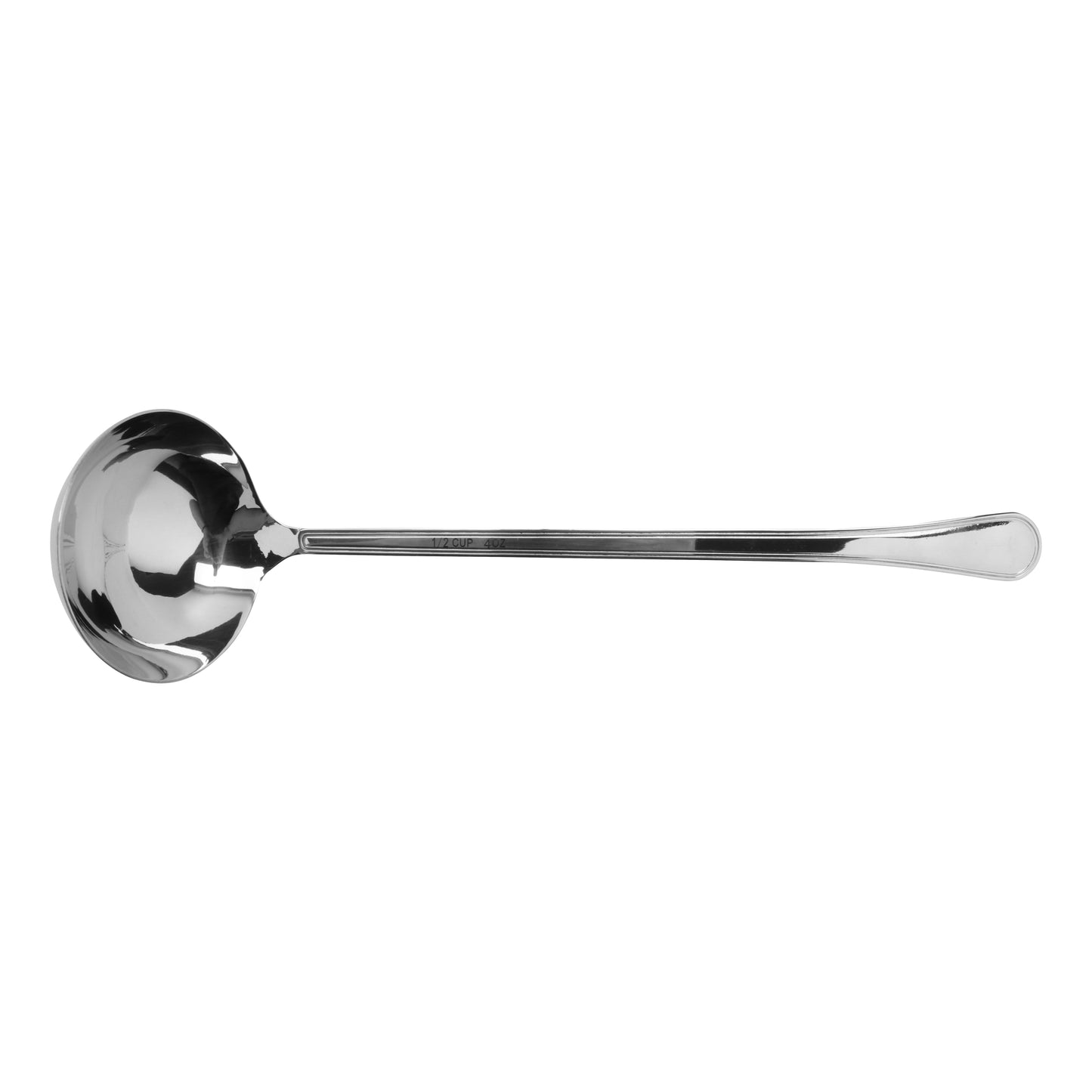 4 oz., 12.5" Stainless Steel Ladle w/ Mirror Finish