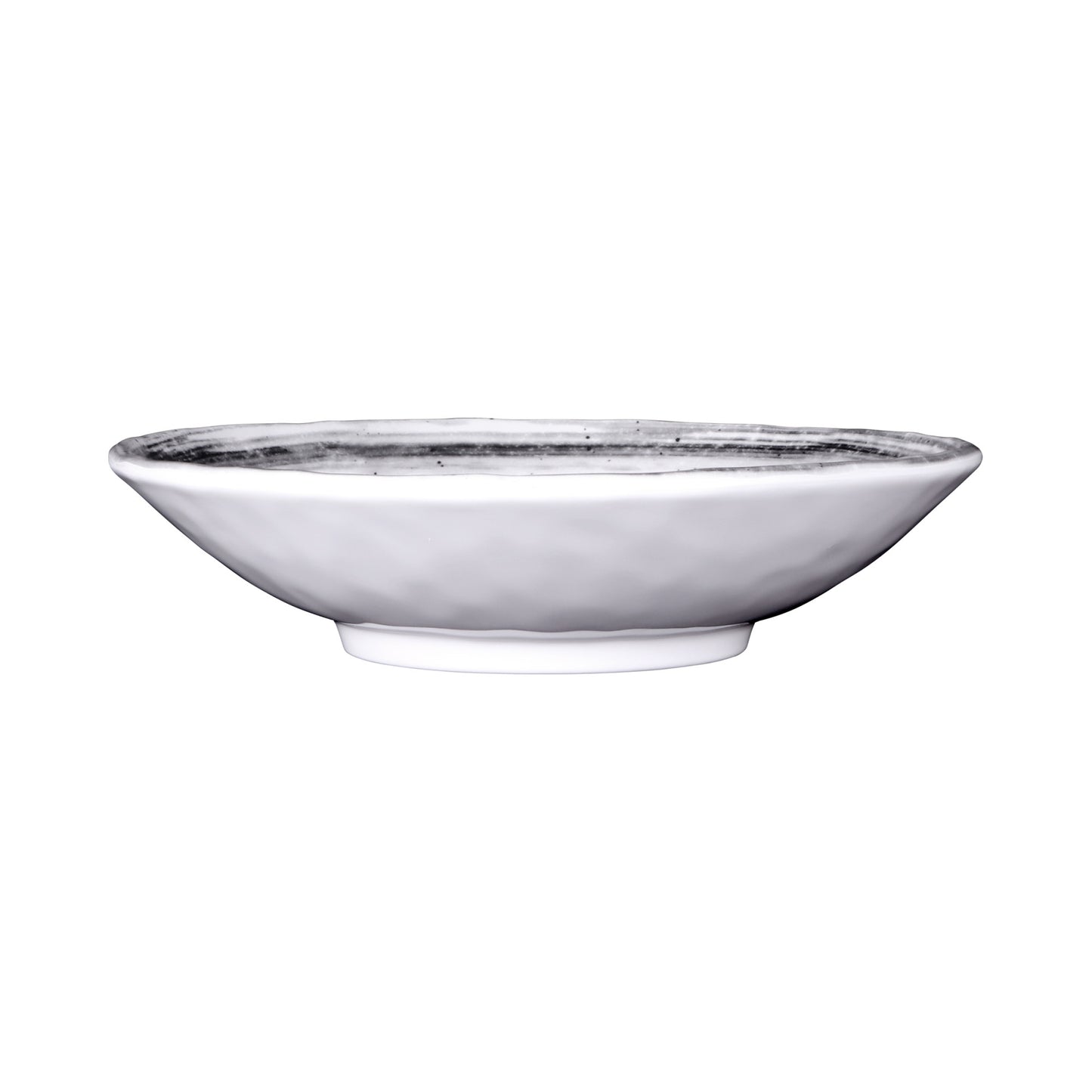 Melamine Round Bowl - Black Design