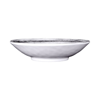 Melamine Round Bowl - Black Design