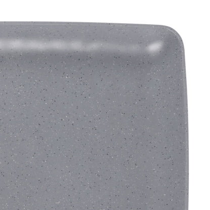 Melamine Rectangular Platter - Granite Stone