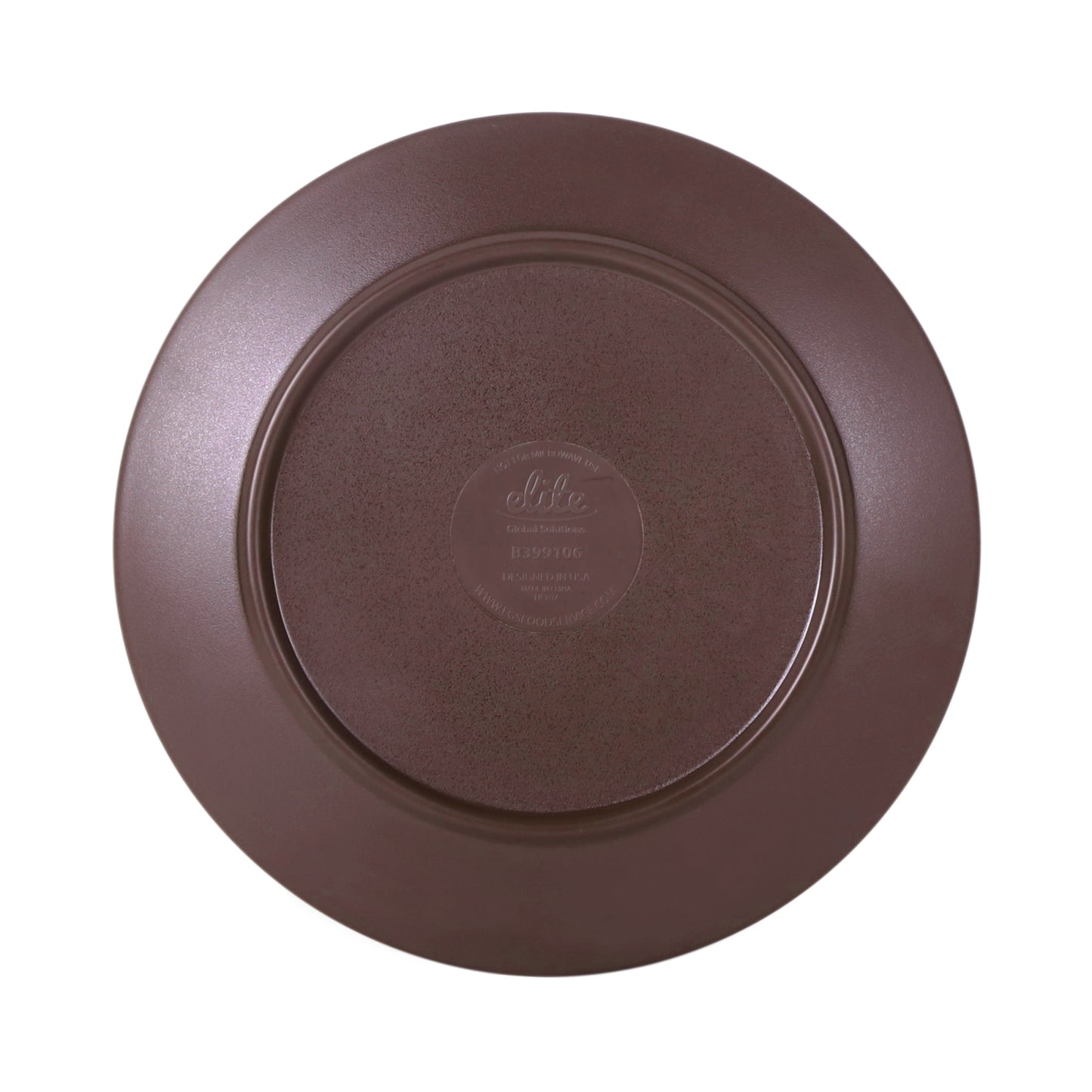 Melamine Round Plate - Stardust White