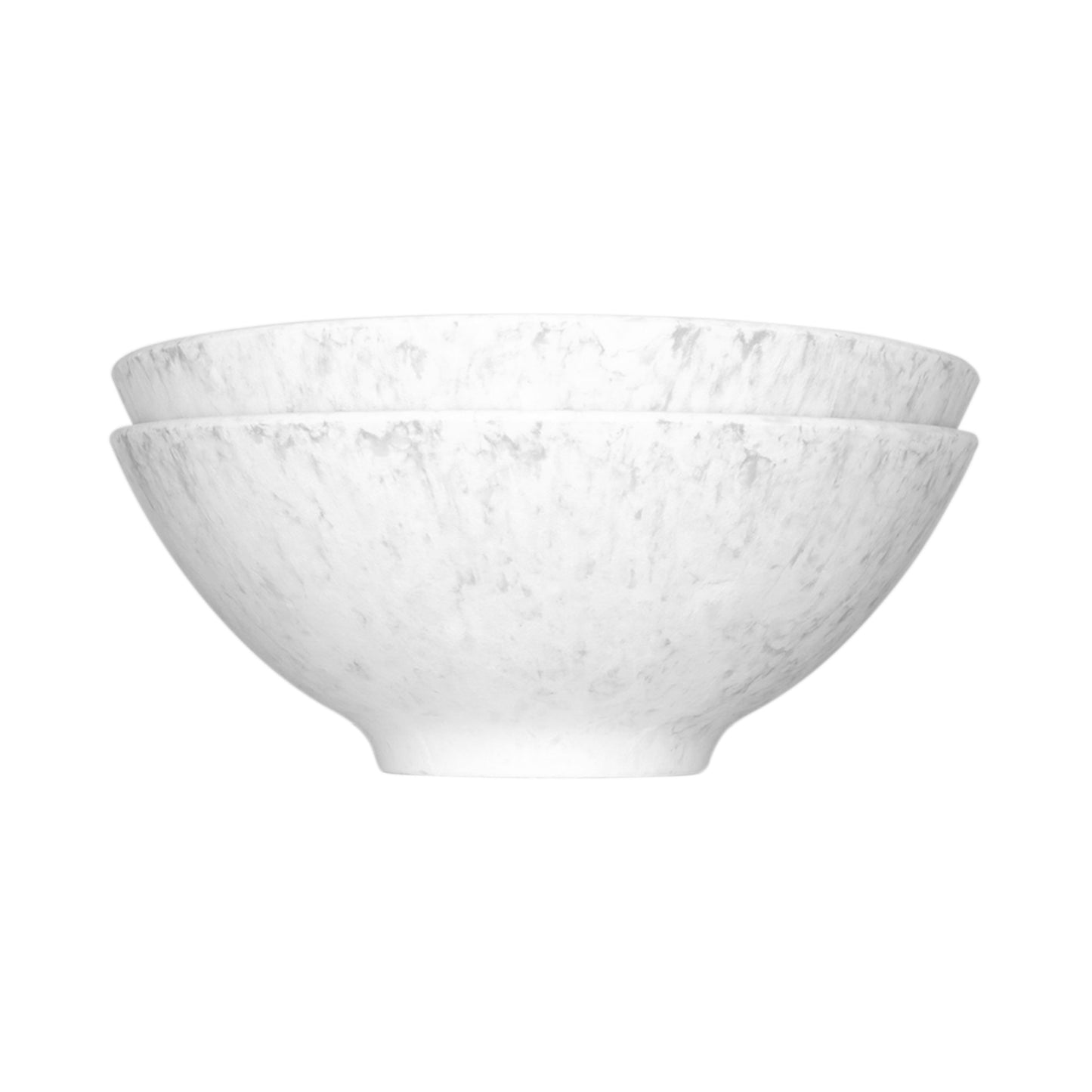 Melamine Round Bowl - Gray Marble