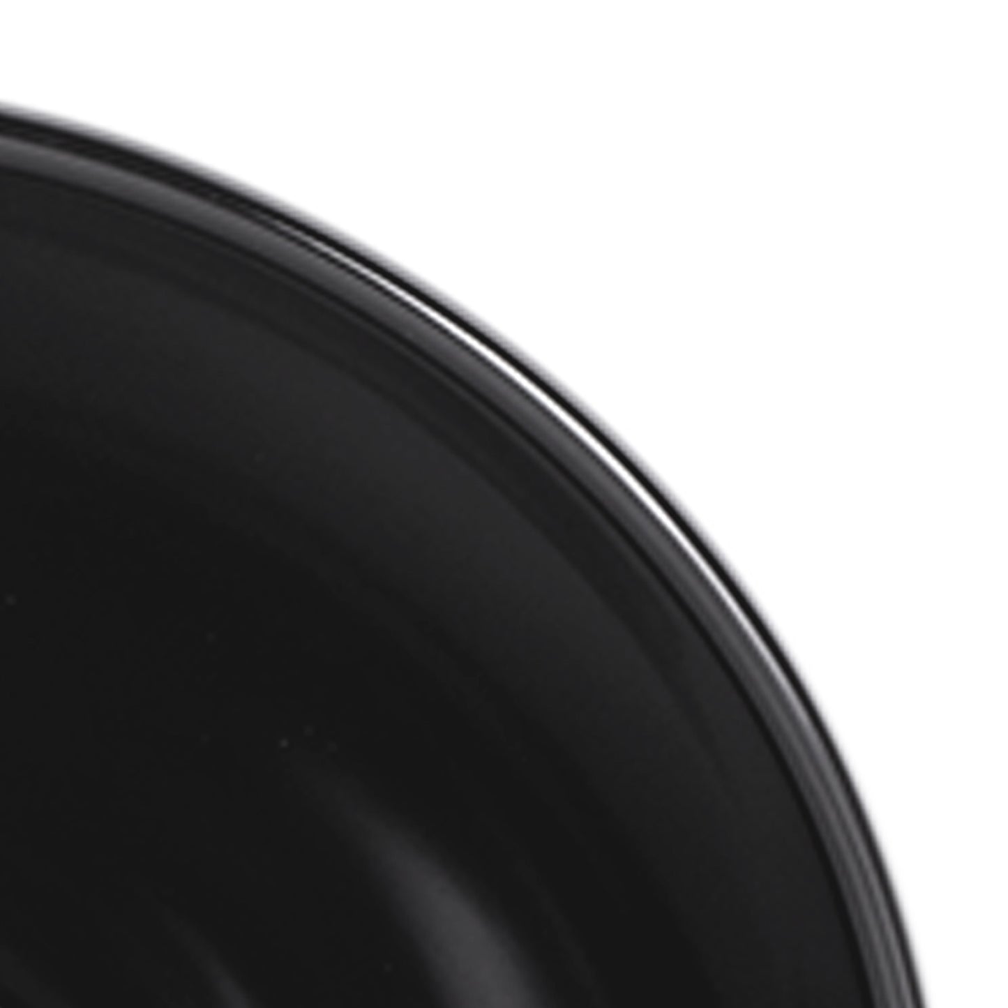 Melamine Round Bowl - Black