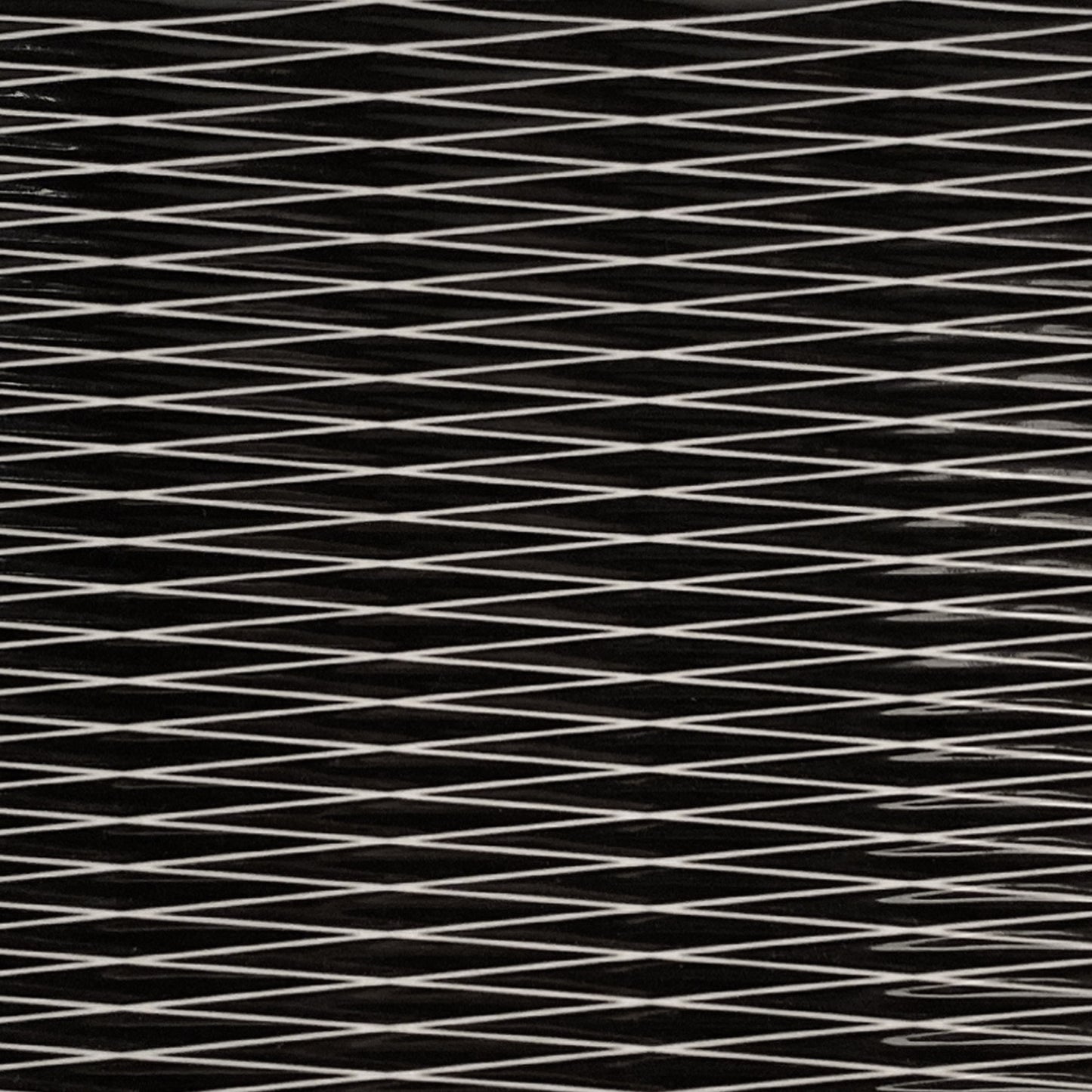Melamine Rectangular Plate - White w/ Black Decal