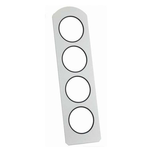 GASTRO Vario Rack  Aluminium Mounting Plate for 4 Display
