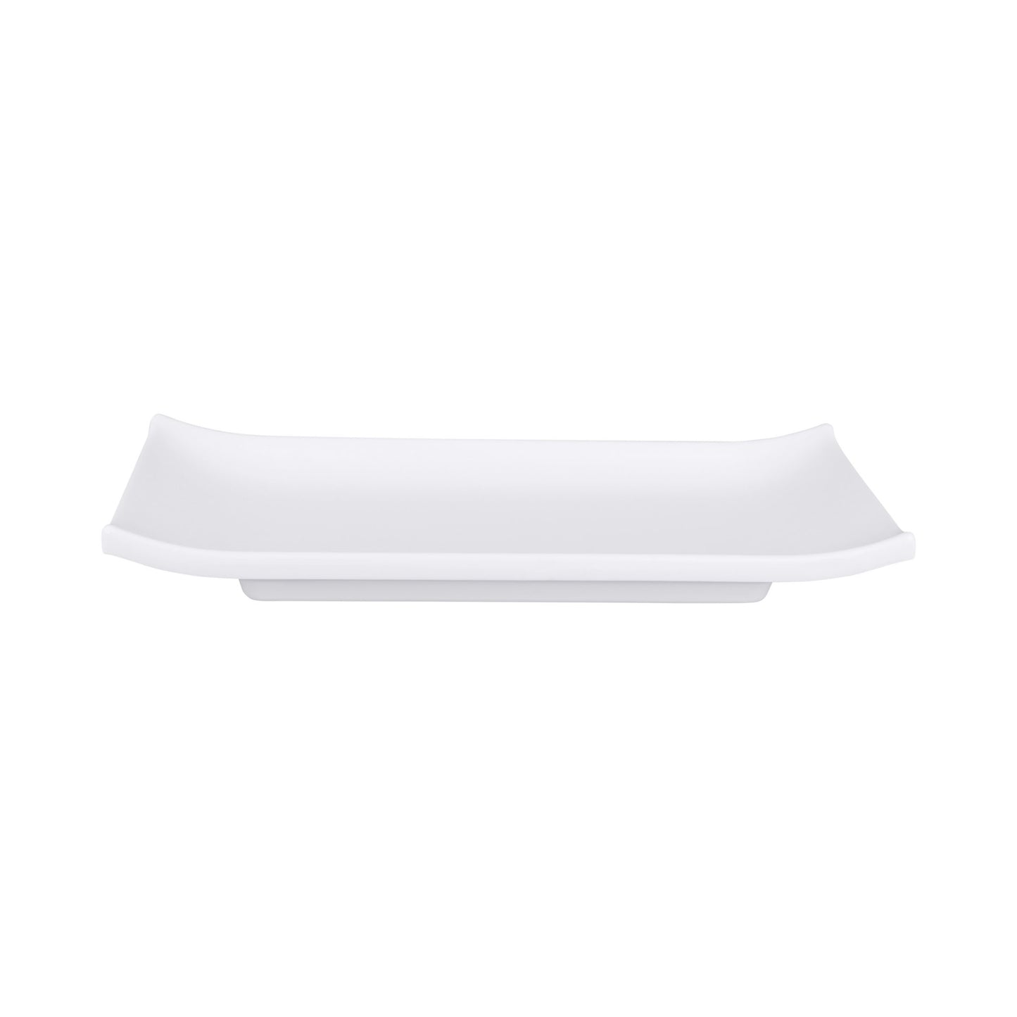 Melamine Rectangular Tray - White