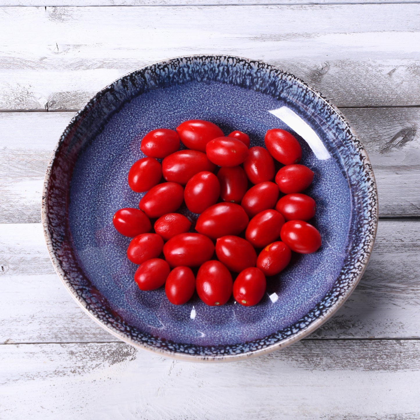 Melamine Round Bowl - Indigo Blue