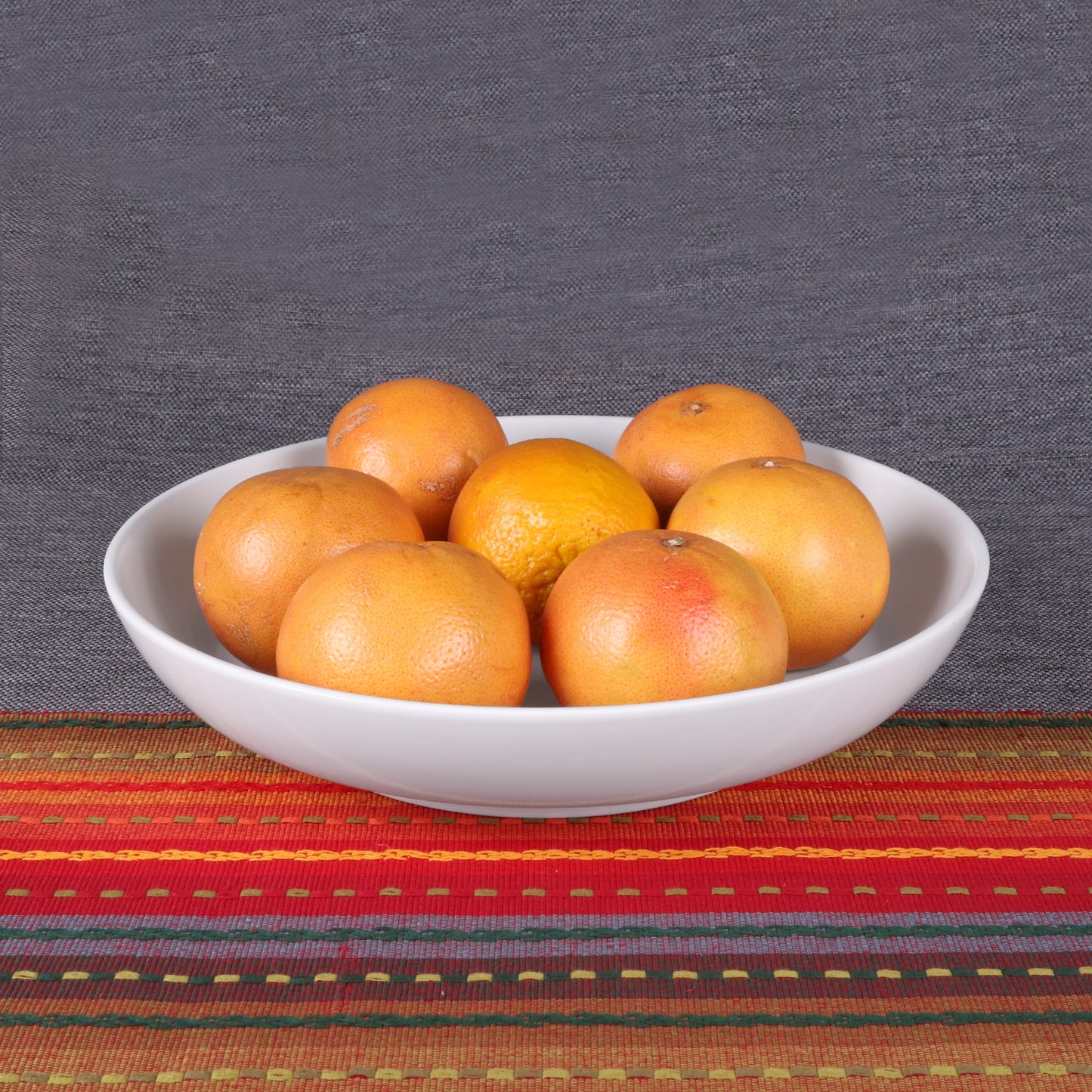 Melamine Round Bowl - White