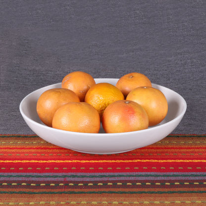 Melamine Round Bowl - White